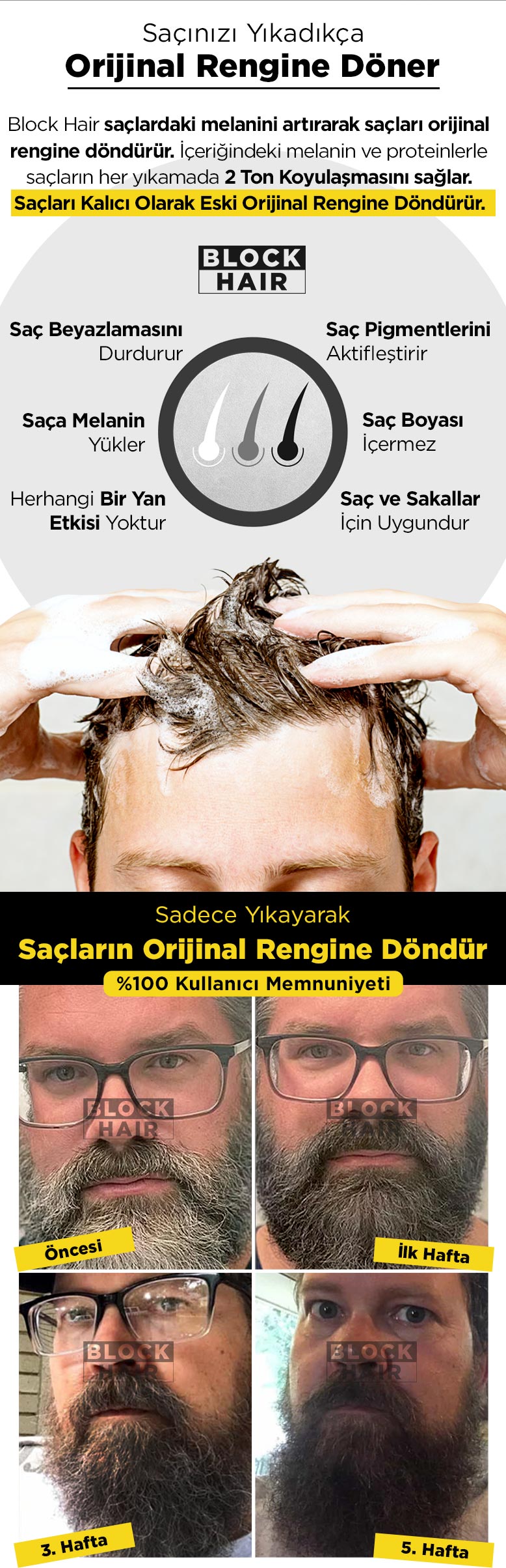 Block Hair ile doğal saç rengine dönüş